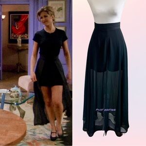 Extremely Rare Vintage Shorts Skirt Overlay Inspired by Rachel Green on Friends